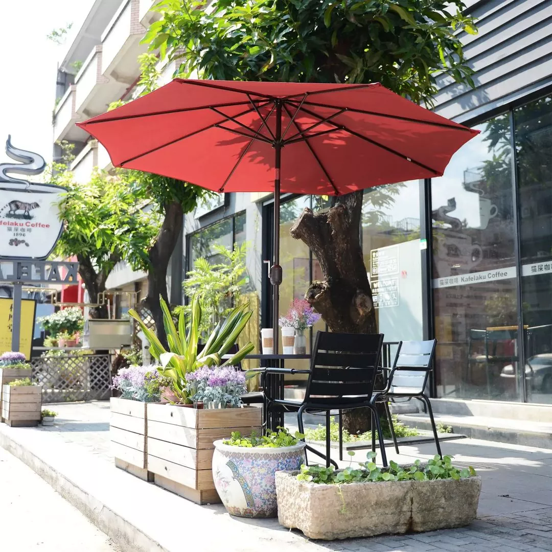 Restaurant în aer liber Umbrele Centru Umbrele de soare